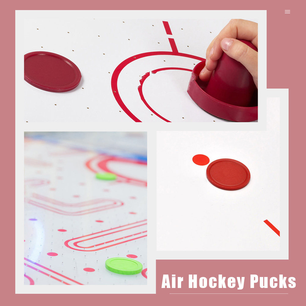Air Hockey Table - 4Pcs Plastic Table Puck Air Hockey
