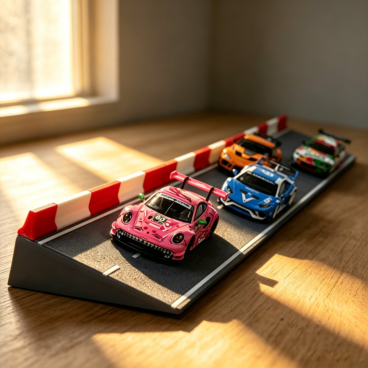 Racing Arcade Cabinet - Small Scale Car Model Scene 1