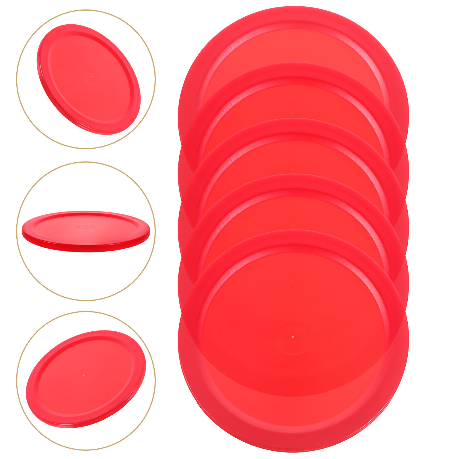 Air Hockey Table - 5Pcs Air Hockey Pucks Plastic Hockey