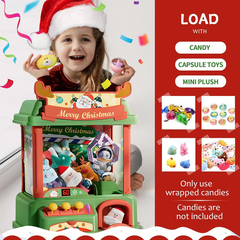 Christmas Claw Machine For Kid - đánh giá và giá Arcade Vending Machine