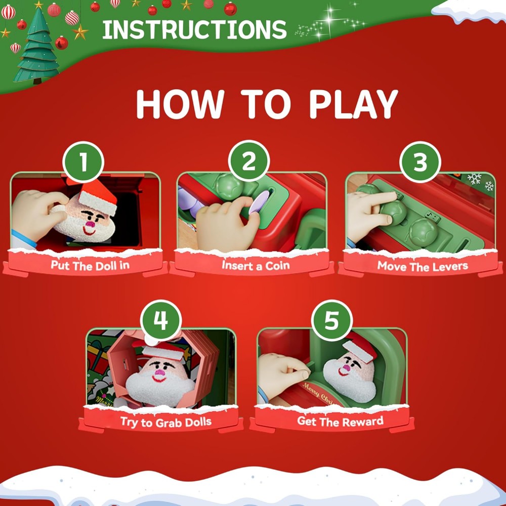 Christmas Claw Machine For Kid - đánh giá và giá Arcade Vending Machine