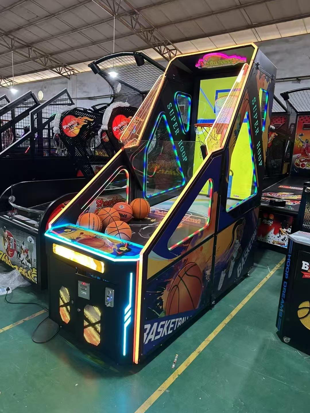 Coin-Operated LED Basketball A - đánh giá và giá Ticket Redemption Machine