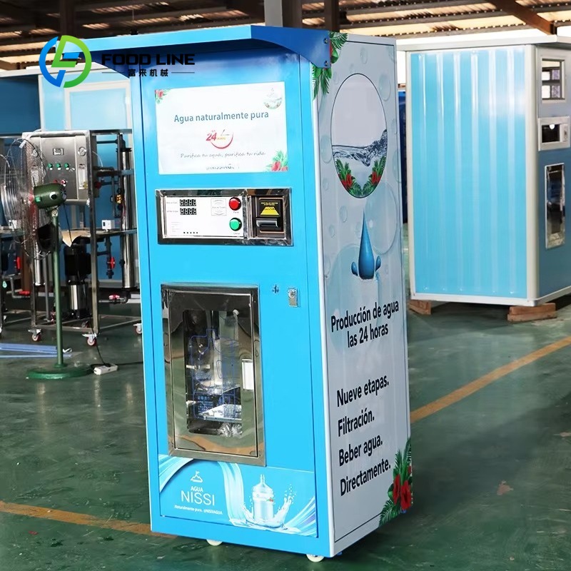 Purified water vending machine - đánh giá và giá Vending Machine Qr Code