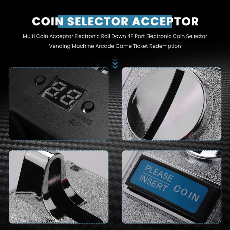 Multi Coin Acceptor Electronic - đánh giá và giá Ticket Redemption Machine