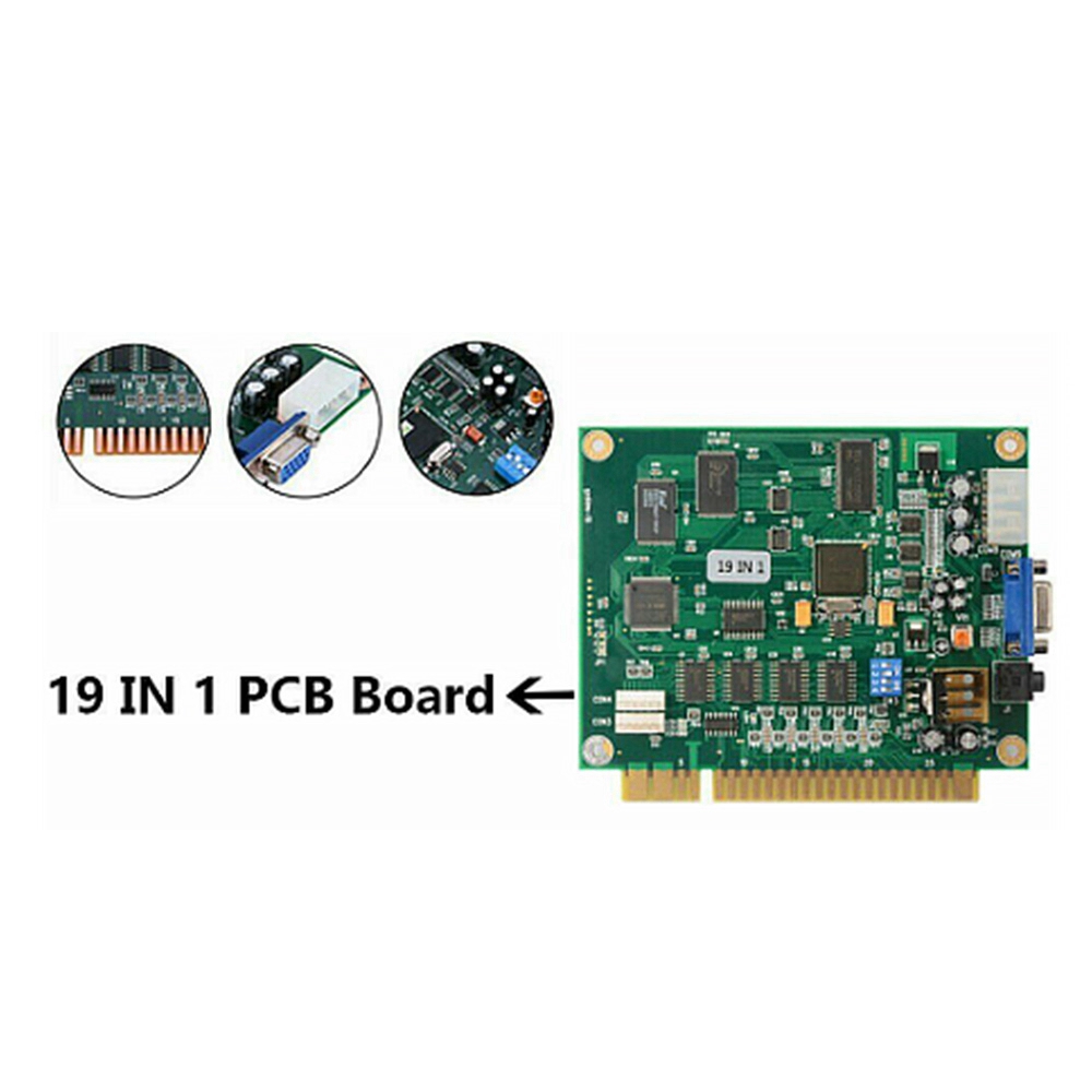CEA 19 In 1 Multicade PCB Boar - đánh giá và giá Usb Game Board Jamma