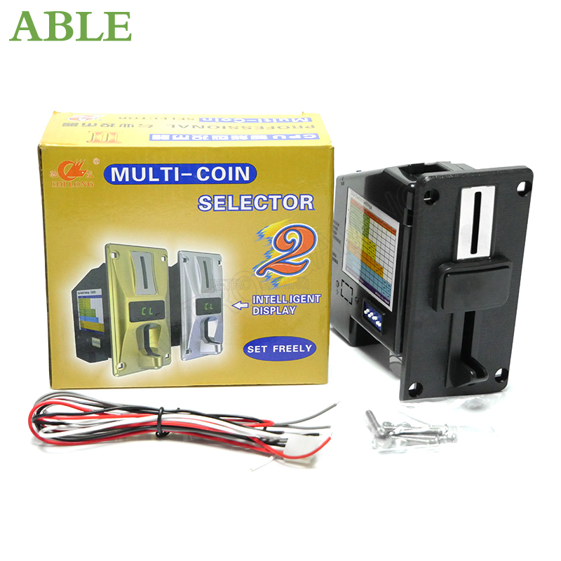 Multi Coin Acceptors Selector  - đánh giá và giá Arcade Game Vending Machine