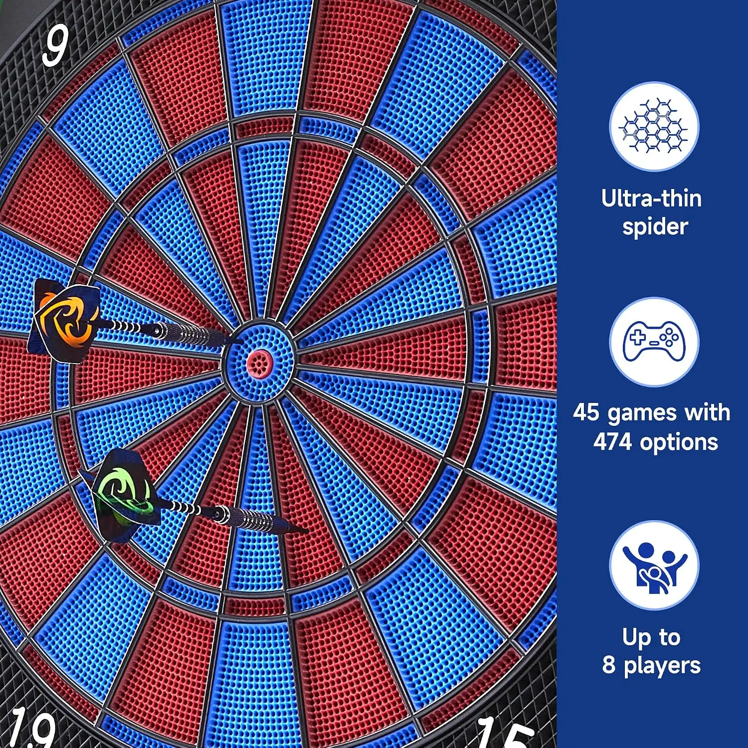 Electronic Dartboard Cabinet S - đánh giá và giá Electronic Dartboard Cabinet