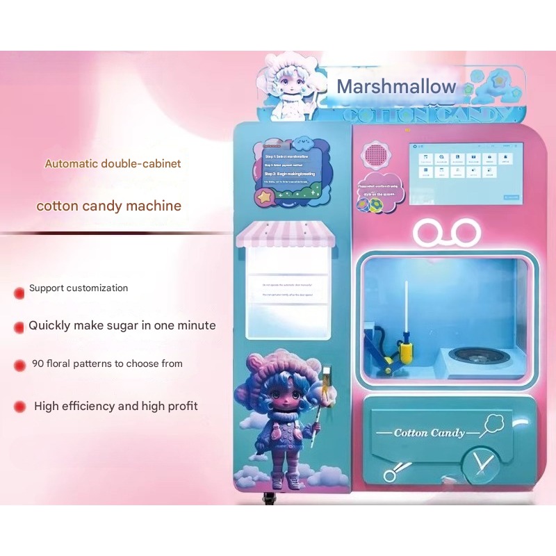 FOB Automatic Cotton Candy Ven - đánh giá và giá Candy Vending Machine