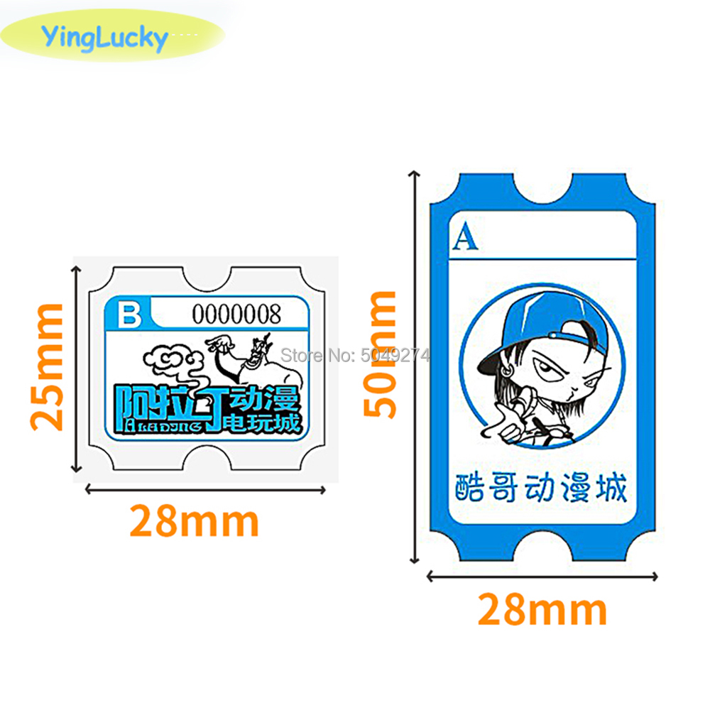 Yinglucky 2000 Cái/lốc Vé Số C - đánh giá và giá Ticket Redemption Machine