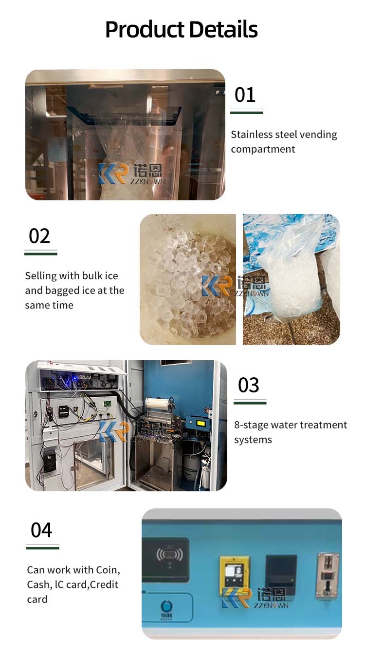 Customized Automatic Ice Vendi - đánh giá và giá Commercial Vending Machine