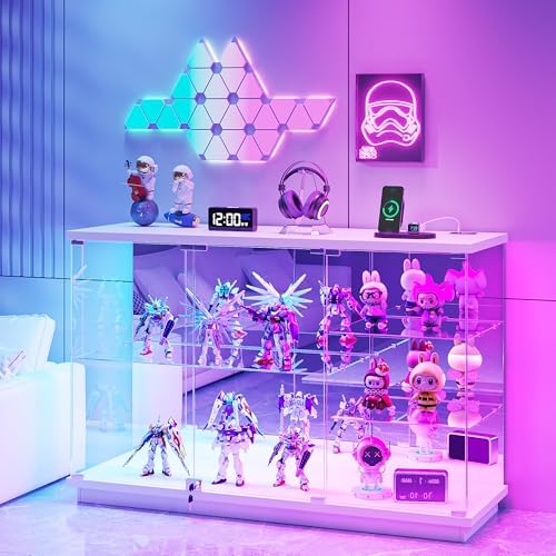 RGB Glass Display Cabinet with - đánh giá và giá Glass Cabinet Display