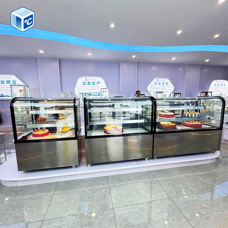 2 Tier Commercial Cake Display - đánh giá và giá Glass Cabinet Display