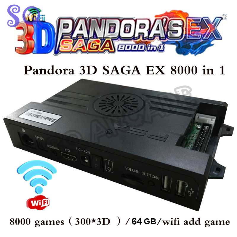 2021 Mới Arcade Pandora Saga S - đánh giá và giá Arcade Game Cabinet