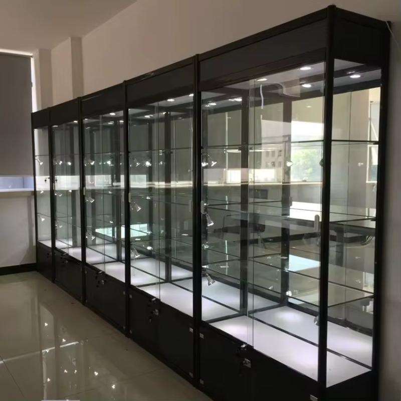 Boutique Shopping Mall Glass C - đánh giá và giá Glass Cabinet Display