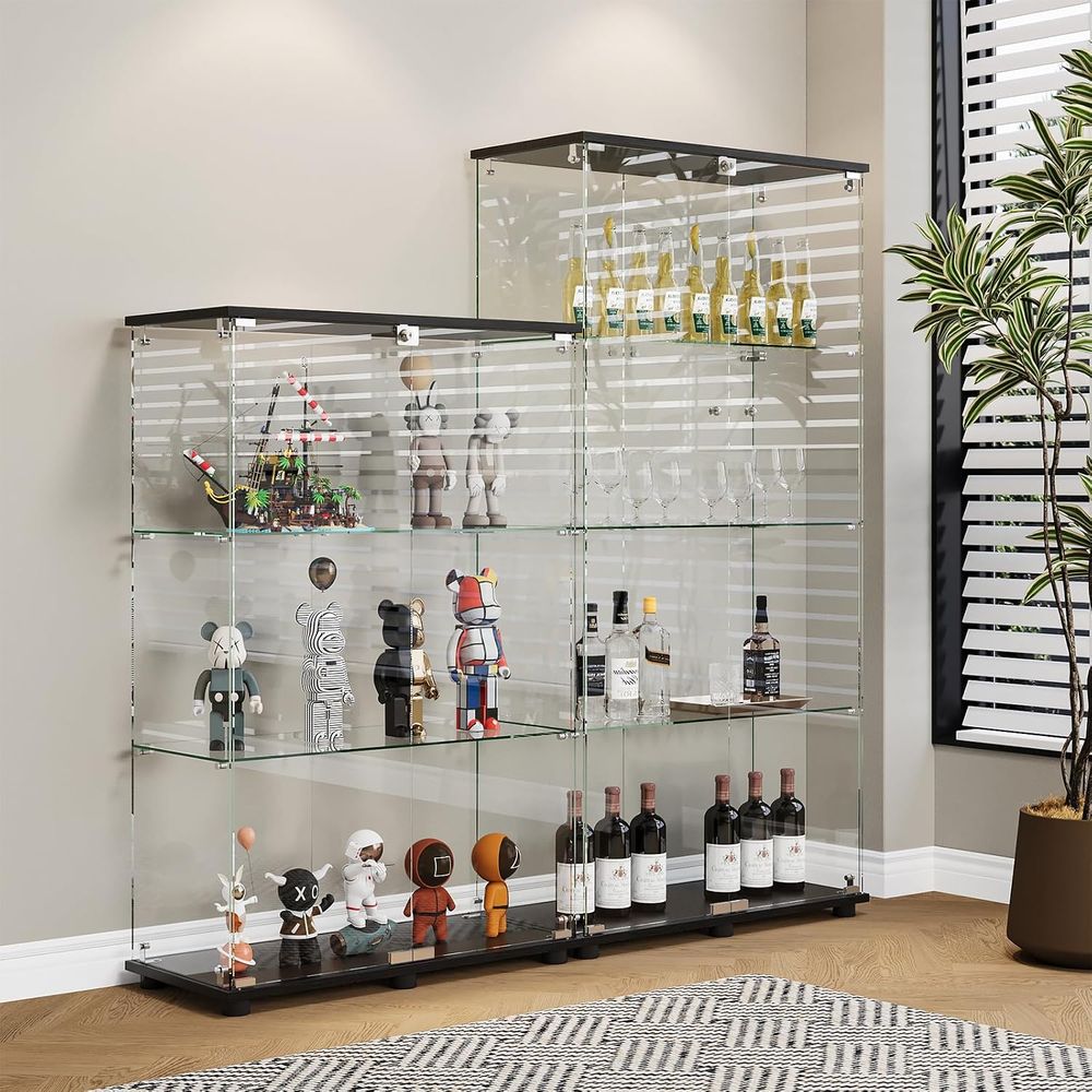Glass Display Cabinet with 3-S - đánh giá và giá Glass Cabinet Display