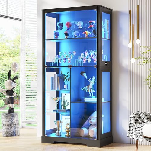 71” Glass Display Cabinet with - đánh giá và giá Glass Cabinet Display