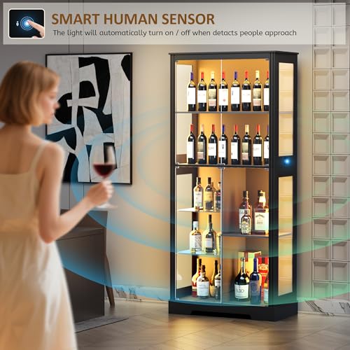 71” Glass Display Cabinet with - đánh giá và giá Glass Cabinet Display