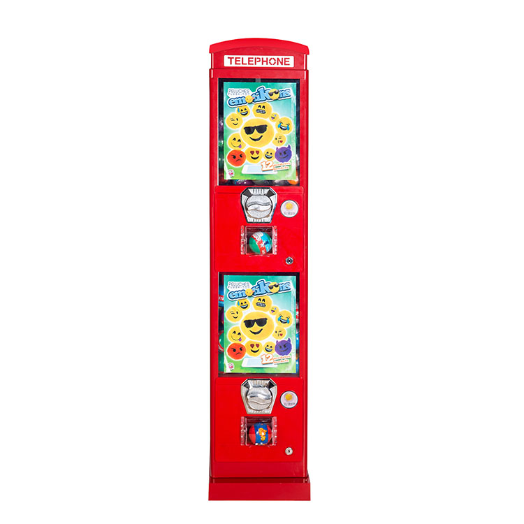 *Red Phone Booth Design Metal  - đánh giá và giá Candy Vending Machine