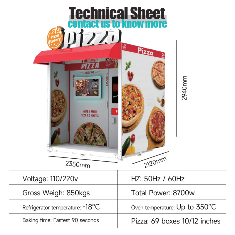 Wholesale Automated Hot Pizza  - đánh giá và giá Vending Machine Qr Code