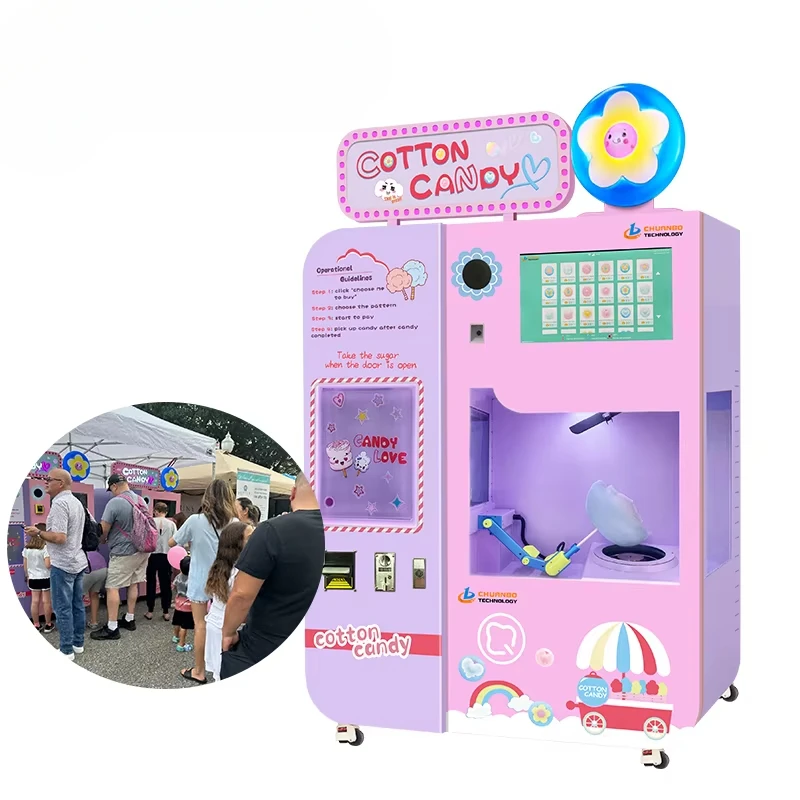 Customized Cotton Candy Vendin - đánh giá và giá Candy Vending Machine