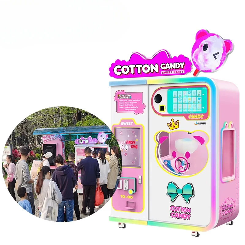 Customized Cotton Candy Vendin - đánh giá và giá Candy Vending Machine