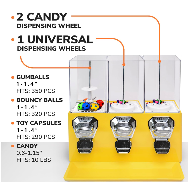 2025 Popular Deer Three-in-One - đánh giá và giá Candy Vending Machine