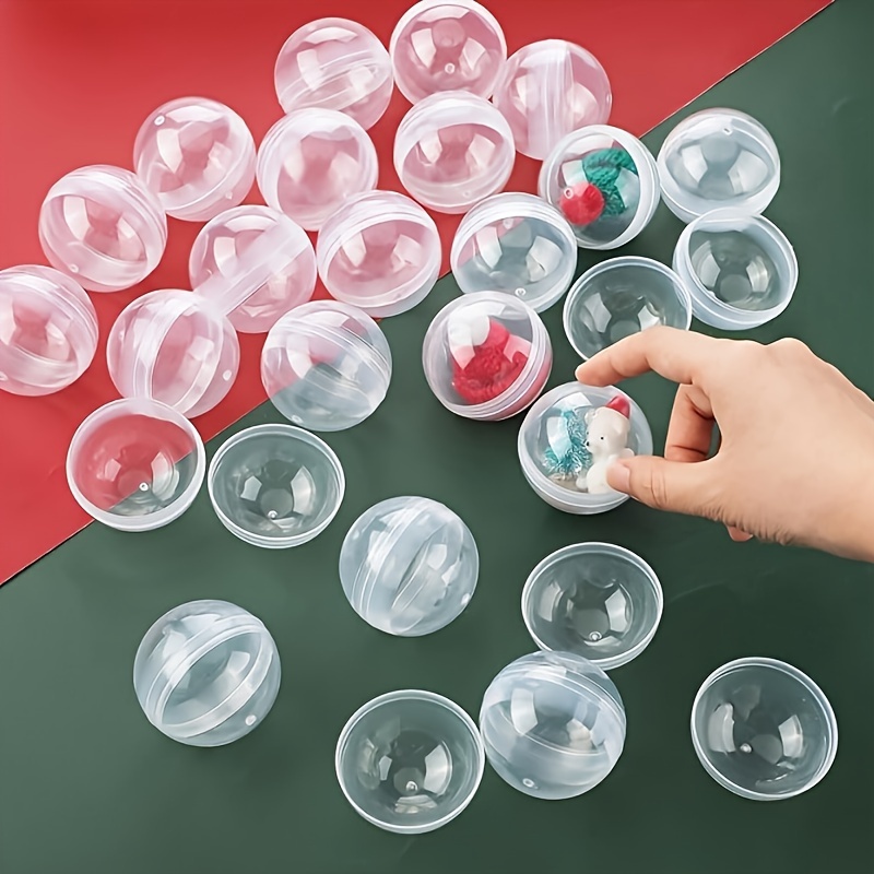100pcs Clear Plastic Round Cap - đánh giá và giá Prize Capsule Toy Machine