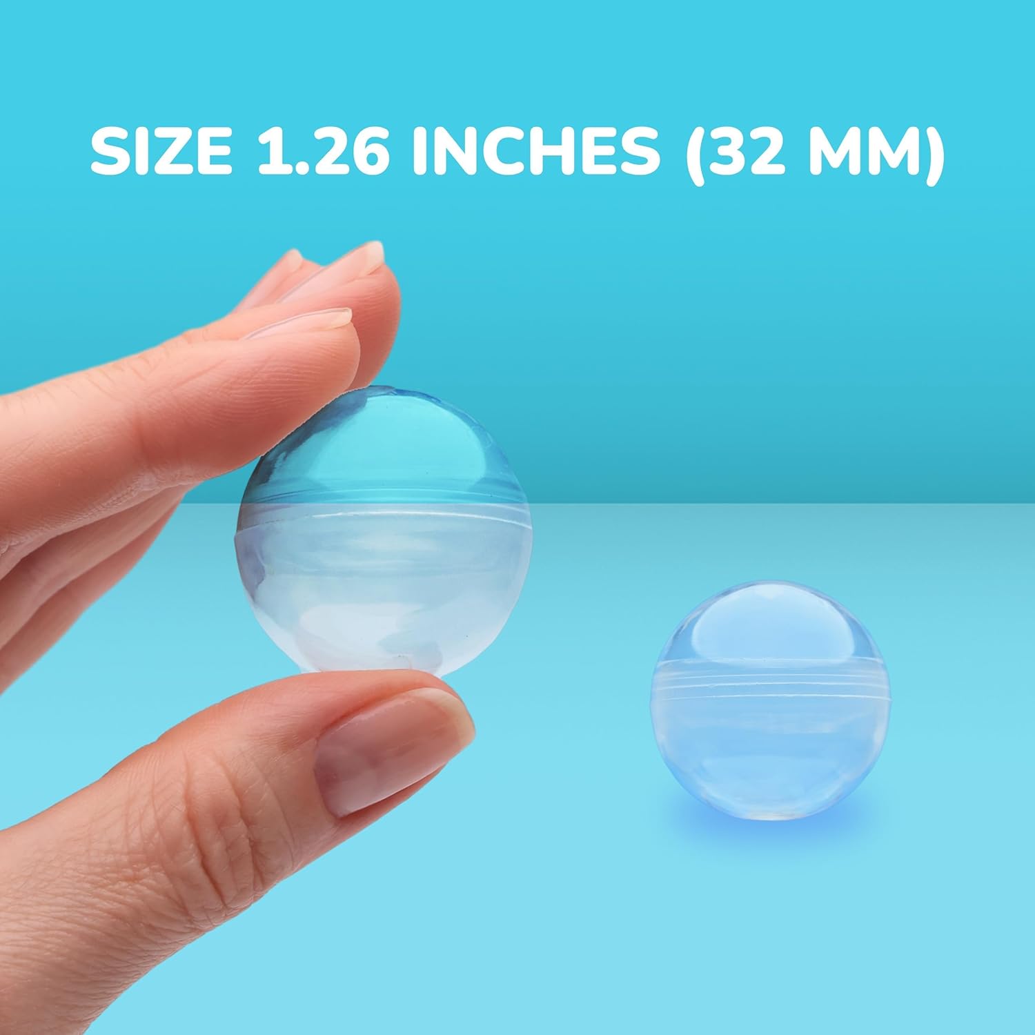 100pcs Clear Plastic Round Cap - đánh giá và giá Prize Capsule Toy Machine