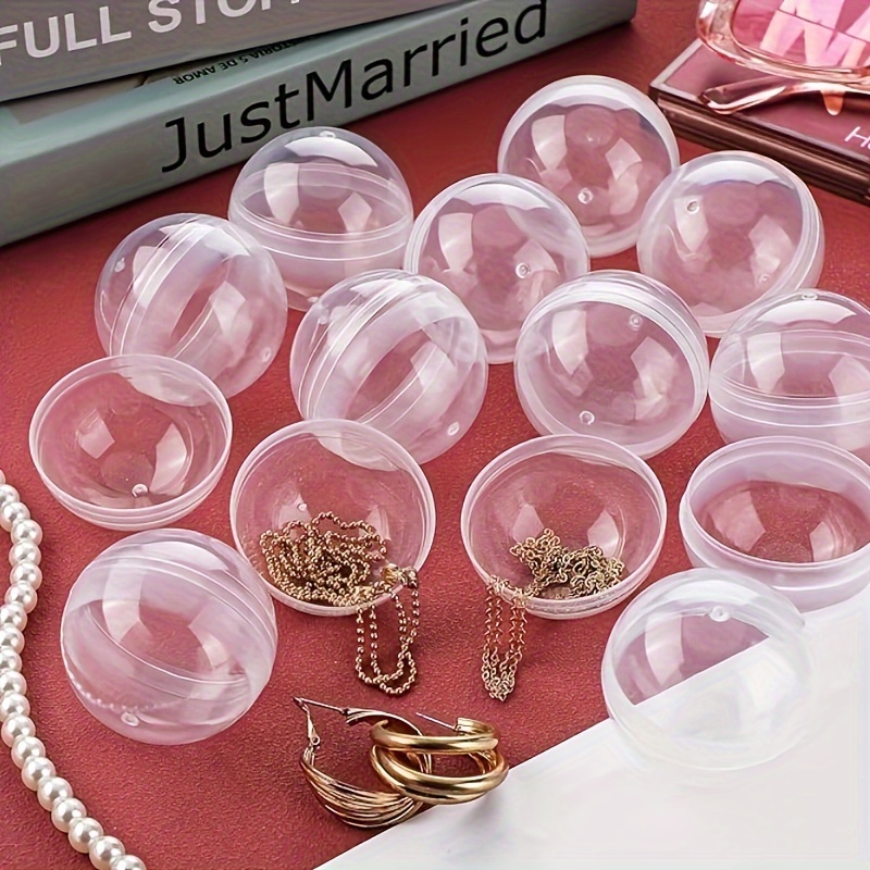 100pcs Clear Plastic Round Cap - đánh giá và giá Prize Capsule Toy Machine