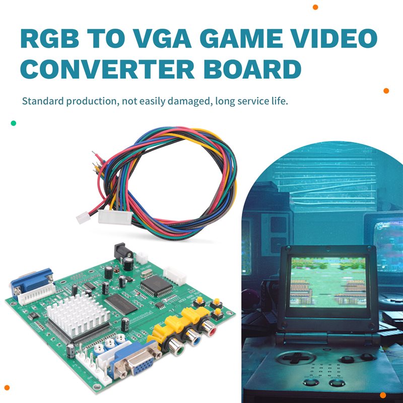 ABKN-GBS8200 CGA/EGA/YUV/RGB T - đánh giá và giá Usb Game Board Jamma