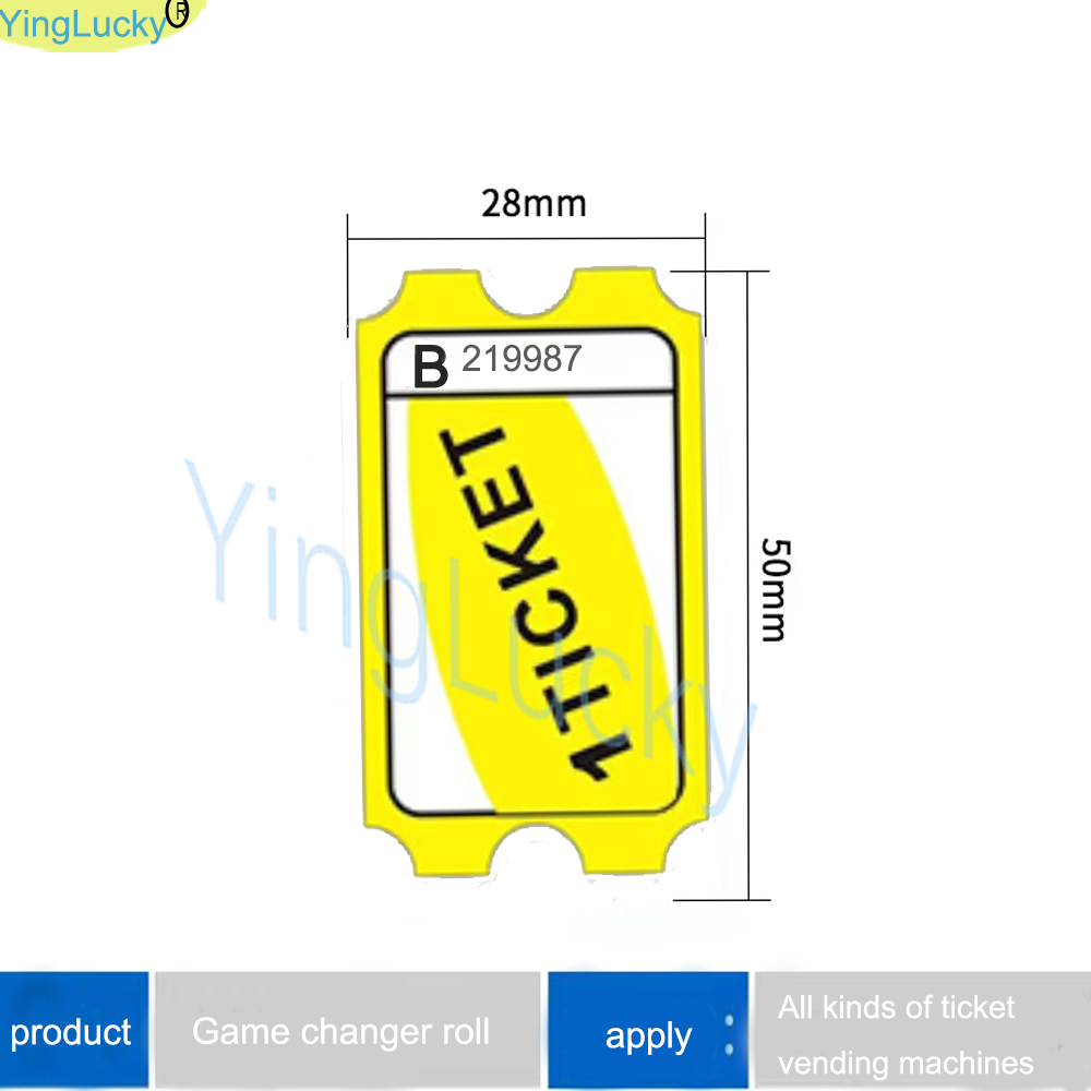 2000 Pcs/Lot Arcade Lottery Pa - đánh giá và giá Ticket Redemption Machine