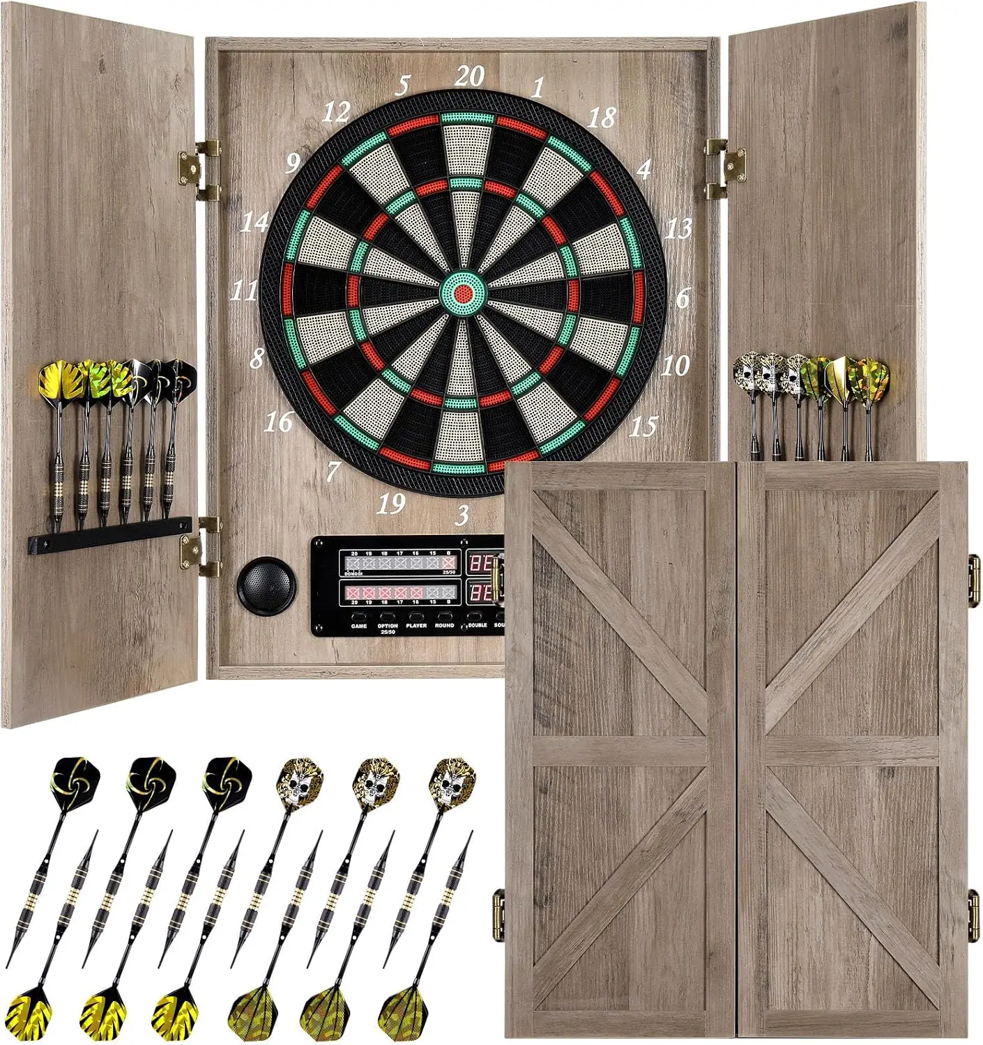 Electronic Dart Board, Decorat - đánh giá và giá Electronic Dartboard Cabinet